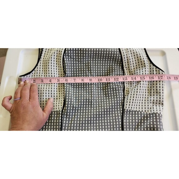 Calvin Klein Black and White Midi Dress - Picture 8 of 8